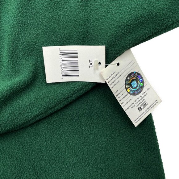 New York Jets NFL Football Green Thick Hooded Fleece Pullover Hoodie Men's XXL - Picture 6 of 9